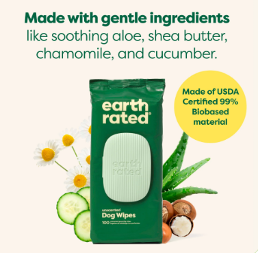 Earth Rated Dog Wipes